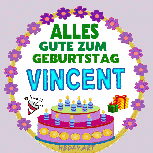 Alles Gute Zum Geburtstag Vincent