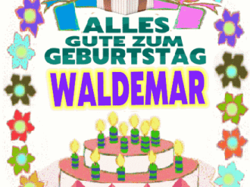 Alles gute zum geburtstag Waldemar
