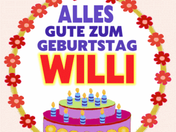 Alles gute zum geburtstag Willi