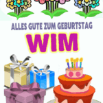 Alles gute zum geburtstag Wim