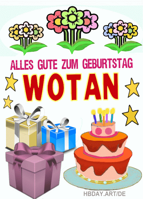 Alles gute zum geburtstag Wotan