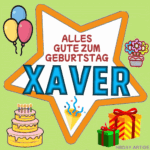 Alles gute zum geburtstag Xaver