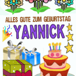 Alles gute zum geburtstag Yannick