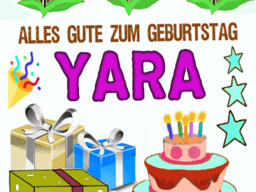 Alles gute zum geburtstag Yara
