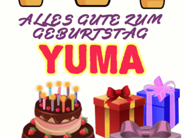 Alles gute zum geburtstag Yuma