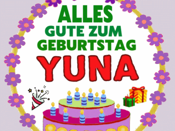 Alles gute zum geburtstag Yuna