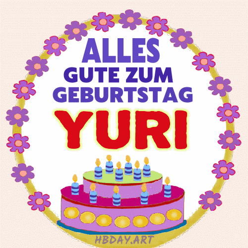 Alles gute zum geburtstag Yuri