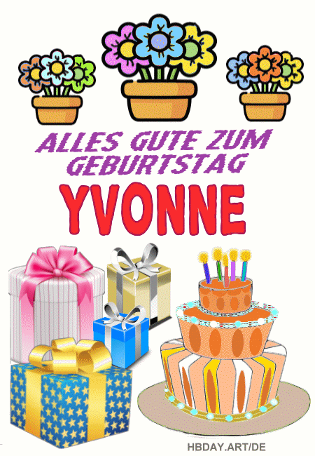 Alles gute zum geburtstag Yvonne