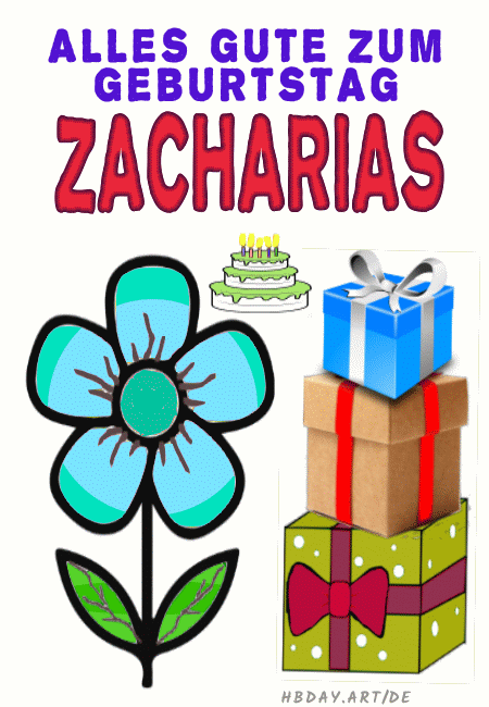 Alles Gute Zum Geburtstag Zacharias