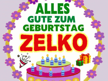 Alles gute zum geburtstag Zelko
