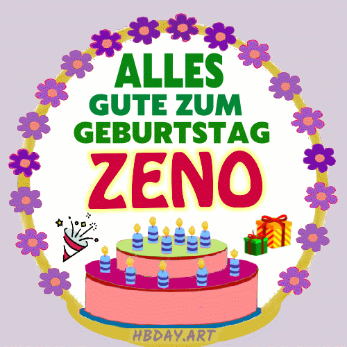 Alles gute zum geburtstag Zeno