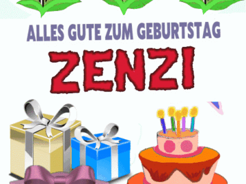 Alles gute zum geburtstag Zenzi