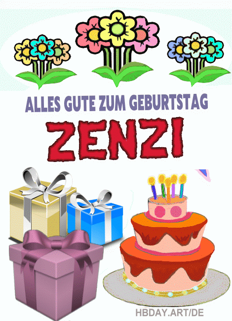 Alles gute zum geburtstag Zenzi