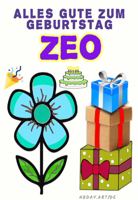 Alles gute zum geburtstag Zeo
