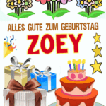 Alles gute zum geburtstag Zoey