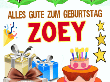 Alles gute zum geburtstag Zoey