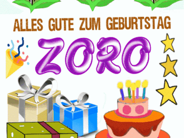 Alles gute zum geburtstag Zoro