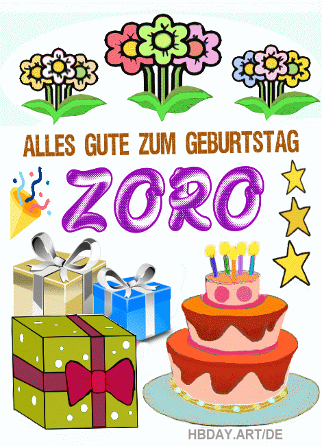 Alles gute zum geburtstag Zoro