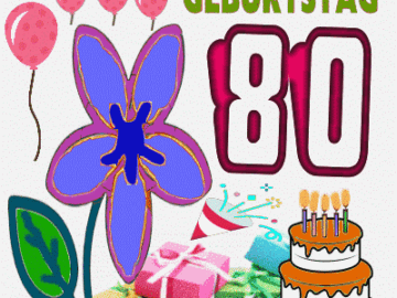 Alles Gute Zum Geburtstag 80