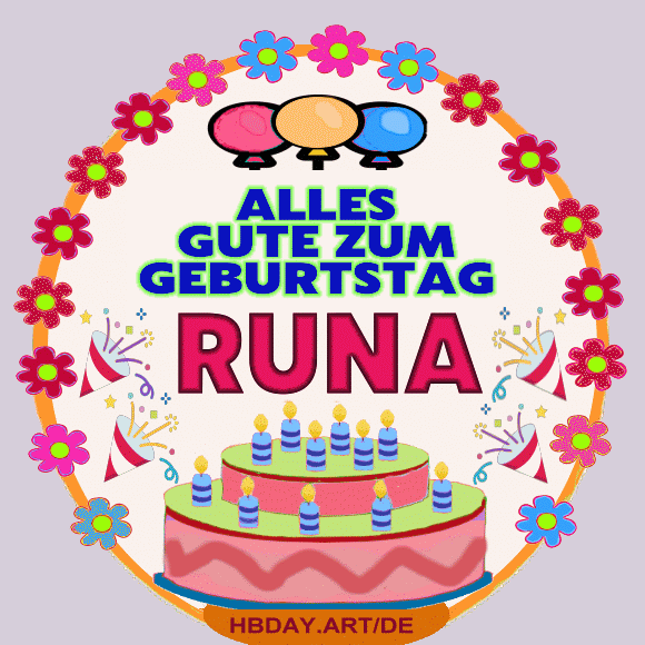 Alles gute zum geburtstag Runa