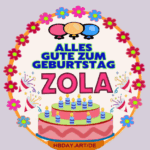 Alles gute zum geburtstag Zola