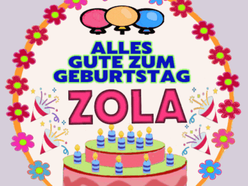 Alles gute zum geburtstag Zola