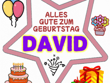 Alles Gute Zum Geburtstag David