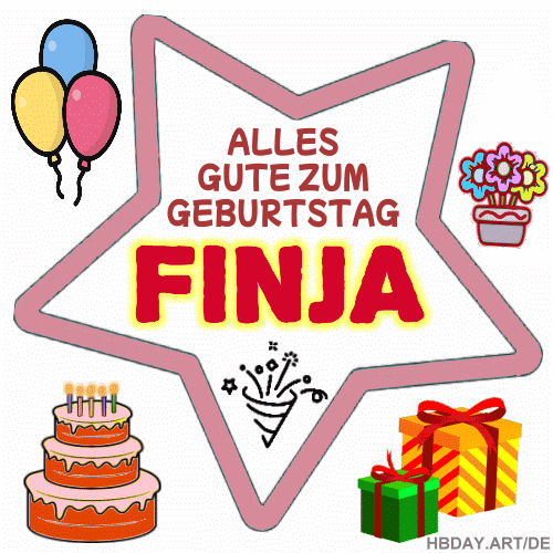 Alles gute zum geburtstag Finja