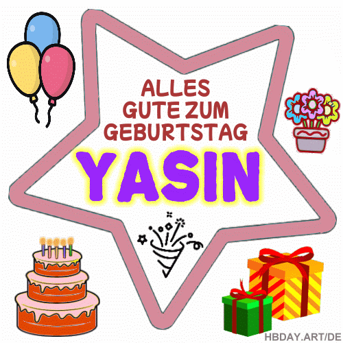 Alles gute zum geburtstag Yasin