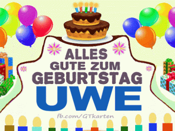 Alles gute zum geburtstag Uwe