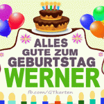 Alles gute zum geburtstag Werner