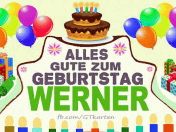Alles gute zum geburtstag Werner