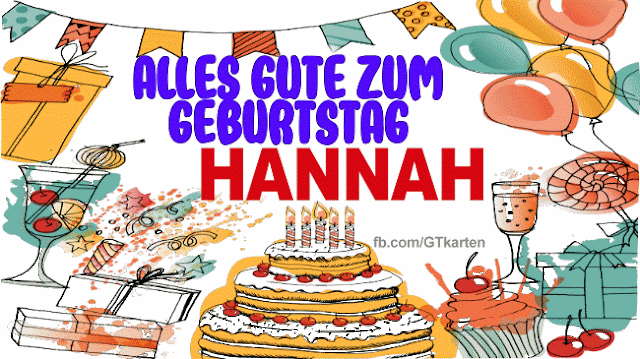 Alles Gute Zum Geburtstag Hannah Gif