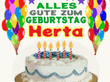 Alles gute zum geburtstag Herta gif