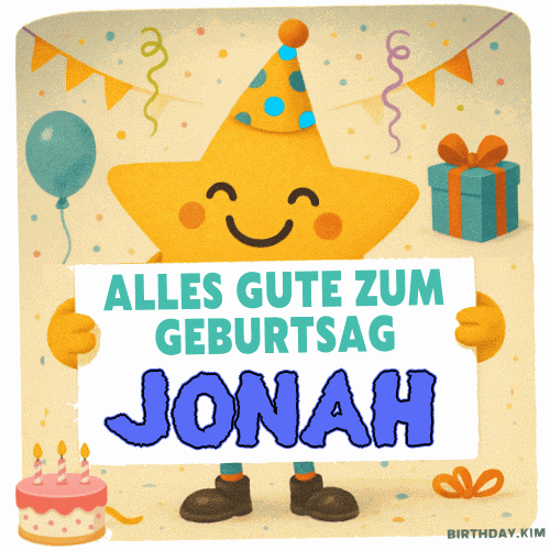 Alles gute zum geburtstag Jonah Gif