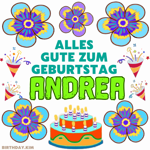 Alles gute zum geburtstag Andrea gif