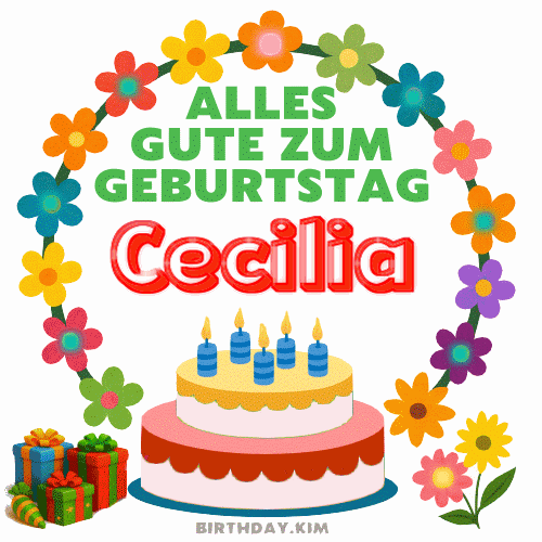 Alles Gute Zum Geburtstag Cecilia Gif
