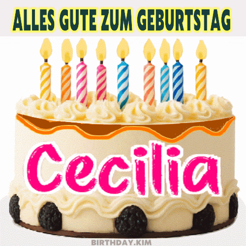 Alles Gute Zum Geburtstag Cecilia Gif