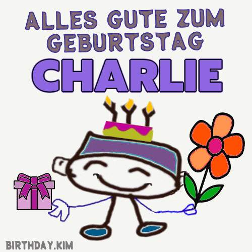 Alles gute zum geburtstag Charlie gif