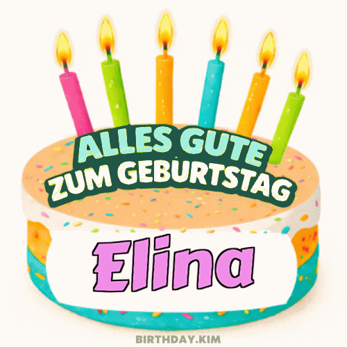 Alles Gute Zum Geburtstag Elina Gif