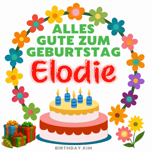 Alles Gute Zum Geburtstag Elodie Gif
