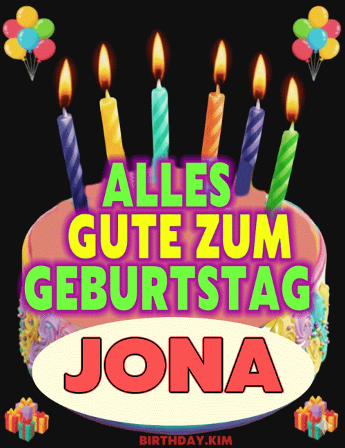 Alles gute zum geburtstag Jona gif
