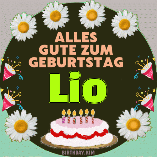 Alles gute zum geburtstag Lio Gif