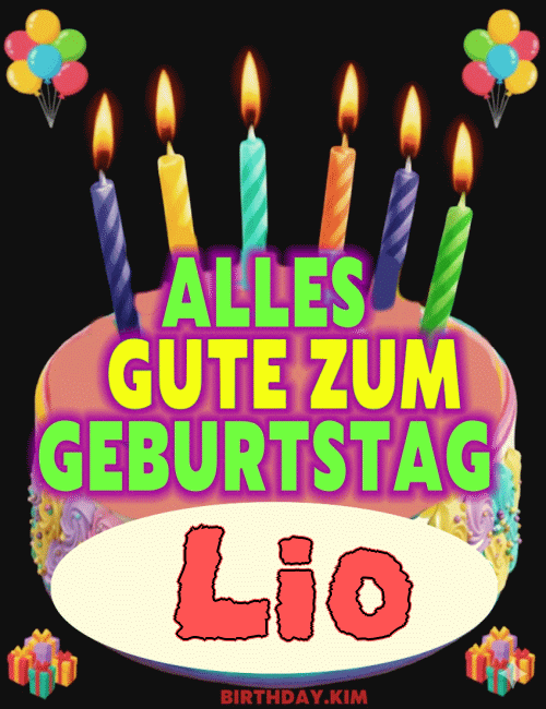Alles gute zum geburtstag Lio Gif