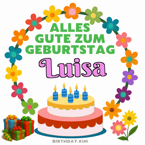 Alles Gute Zum Geburtstag Luisa Gif