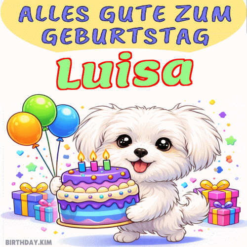 Alles Gute Zum Geburtstag Luisa Gif