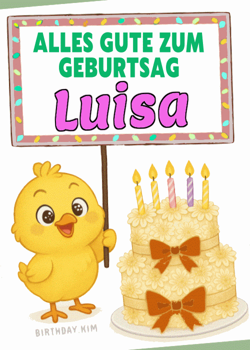 Alles Gute Zum Geburtstag Luisa Gif