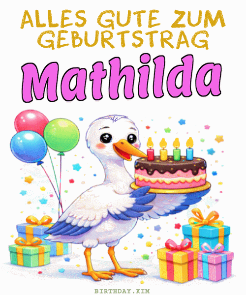 Alles Gute Zum Geburtstag Mathilda Gif