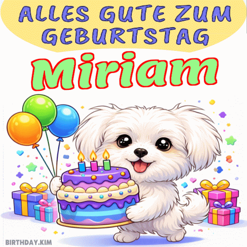 Alles Gute Zum Geburtstag Miriam Gif