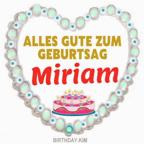 Alles Gute Zum Geburtstag Miriam Gif